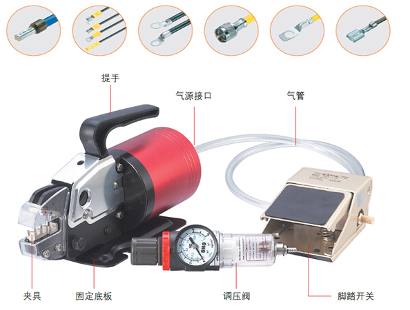 HC-01氣動(dòng)式端子壓接機(jī)